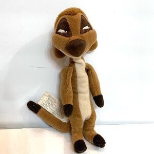 Timon Disney Store Lion King Plush 8” No Hang Tag